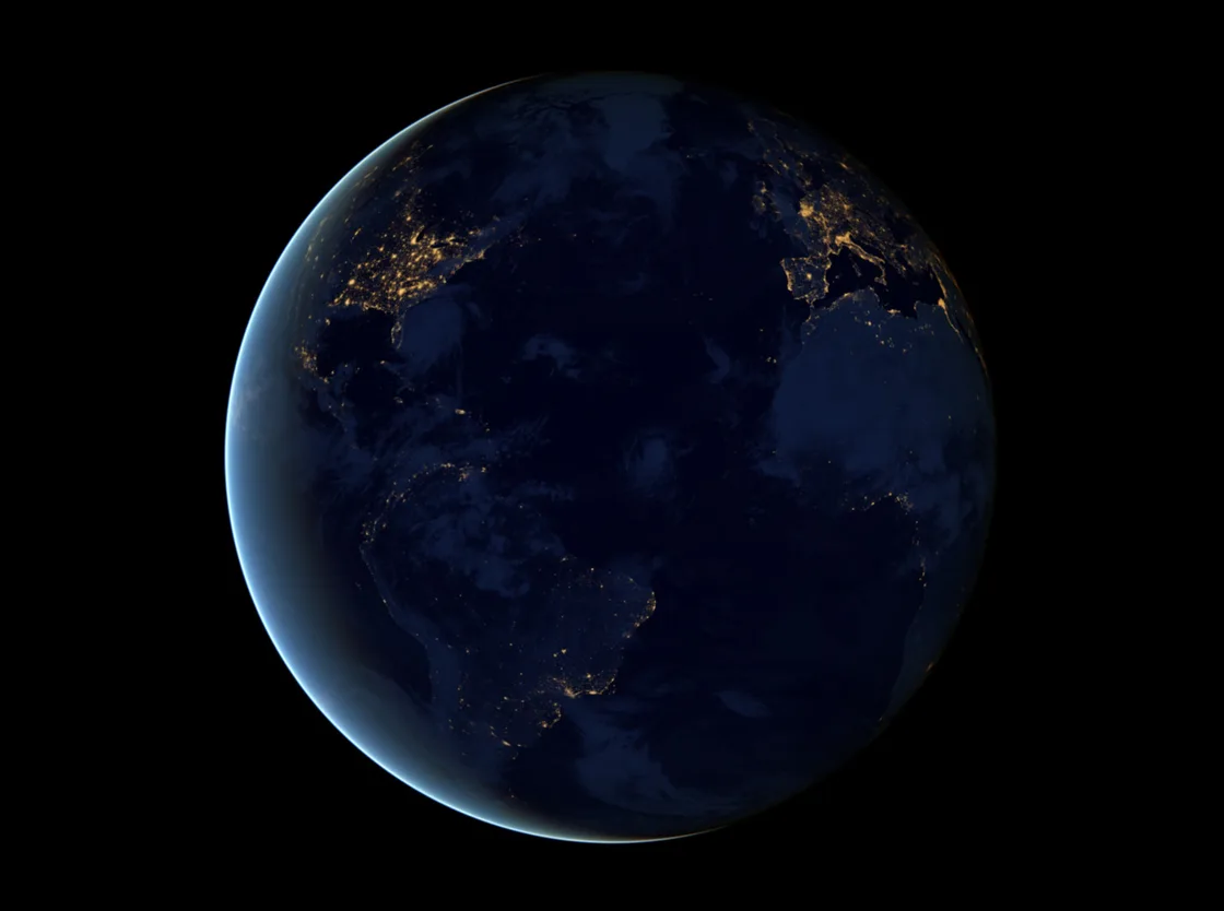 Global Leadership Network — Earth's city lights at night from orbit