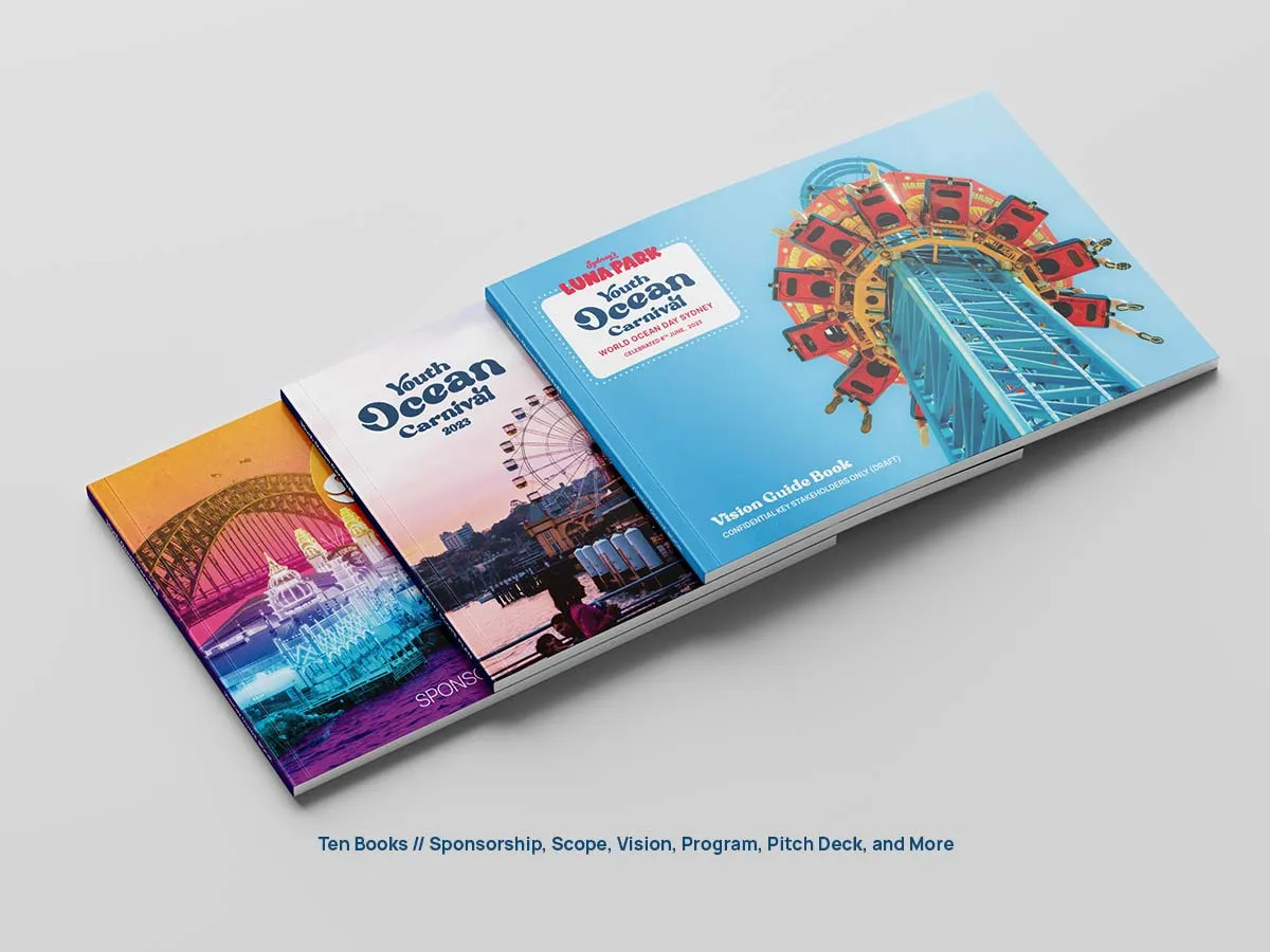 The set of ten editorial books designed for sponsors, schools and stakeholders