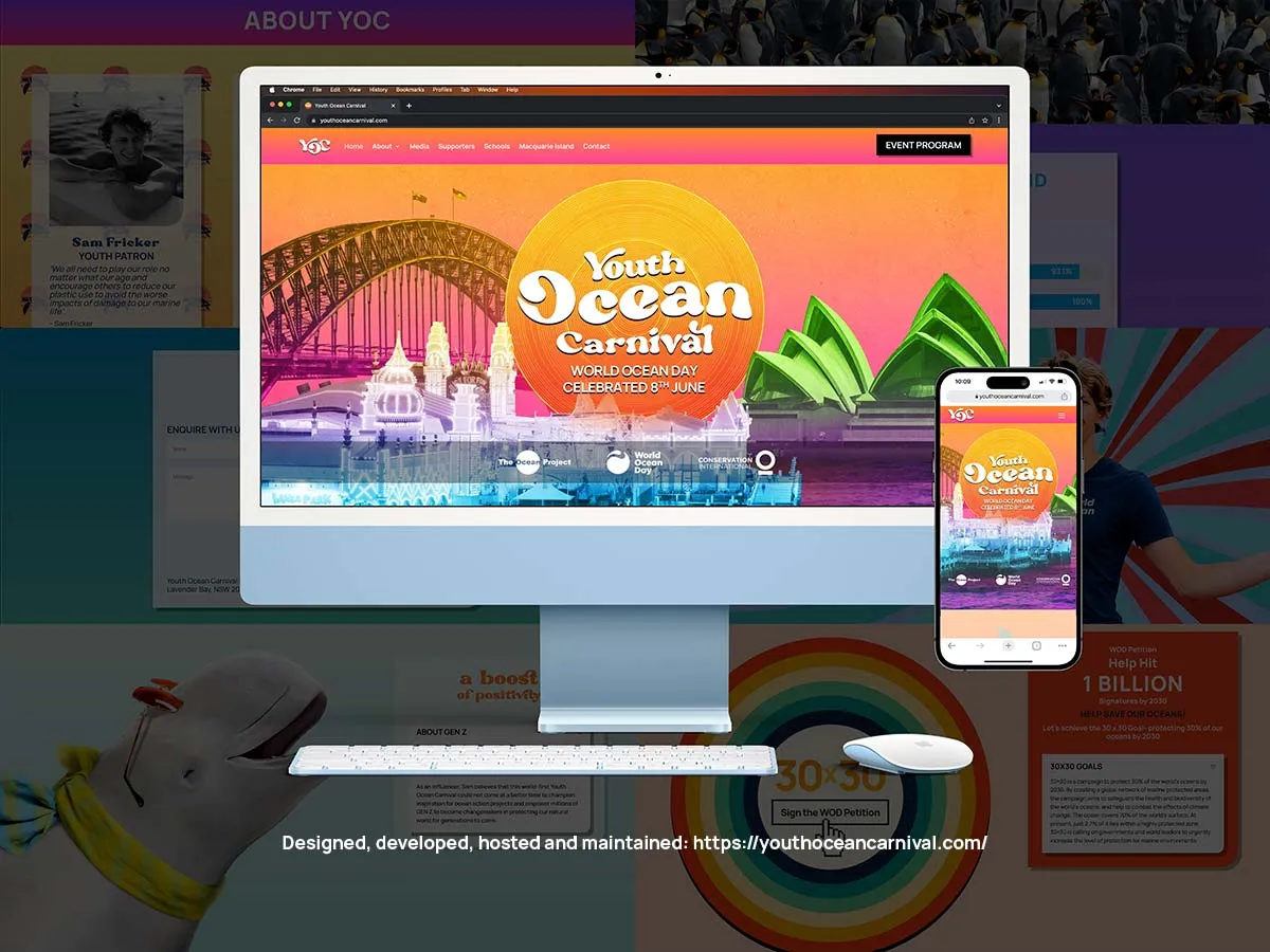 The Youth Ocean Carnival website